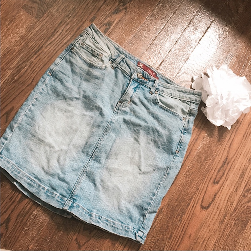 Jean skirt✨